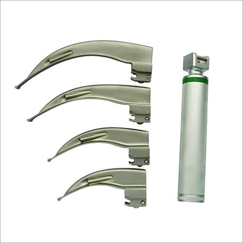 Fibre Optic Laryngoscope Set (Macintosh with Led Bulb)
